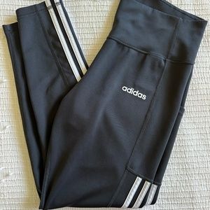 Grey Adidas Leggings with Pockets
